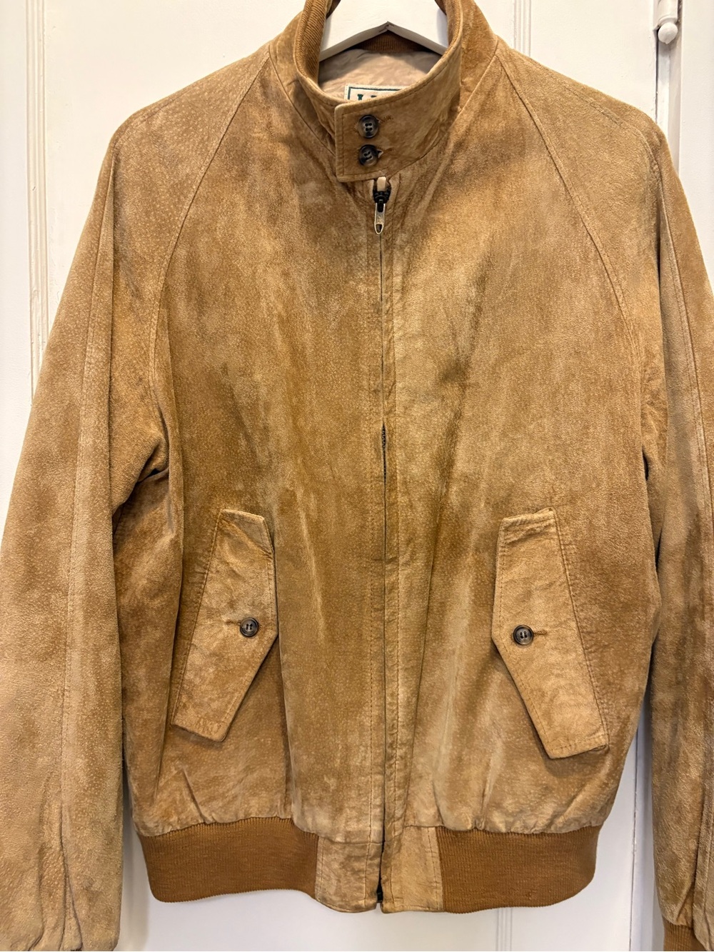 Vintage L.L. Bean Suede Bomber Jacket - Picture 6 of 13